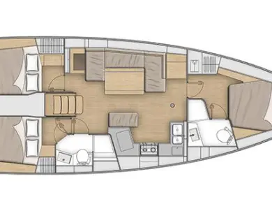 Bénéteau Oceanis 40.1 te huur van particulier of professional in Trogir