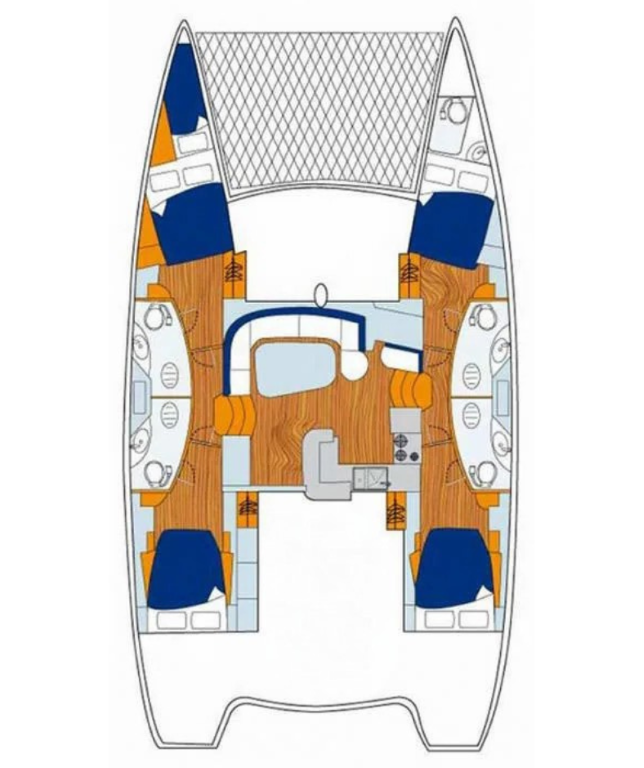 Verhuur Catamaran in Parish of Saint George - Leopard Catamarans / Robertson & Caine Leopard 46 - 4 cab.