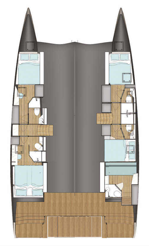 Verhuur Catamaran Wave Catamarans met vaarbewijs