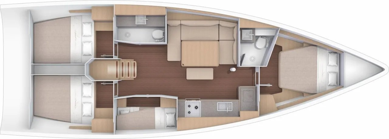 Dufour Dufour 430 Grand Large te huur van particulier of professional in Procida