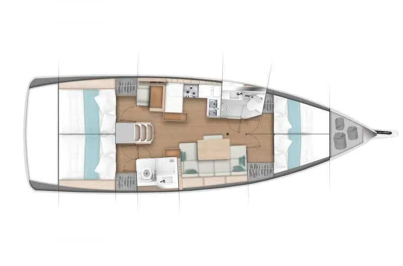 Huur een Jeanneau Sun Odyssey 440 in Bodrum