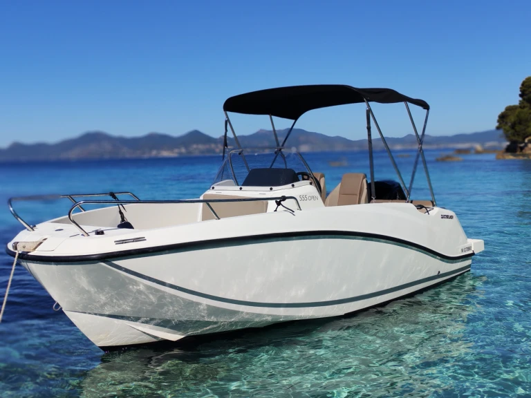 Bootverhuur Mandelieu-la-Napoule goedkoop Quicksilver 555 Open