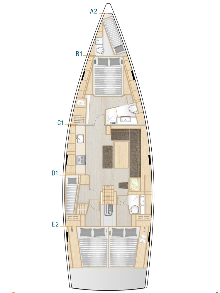 Jachthuur in Seget Donji - Hanse Hanse 508 via SamBoat