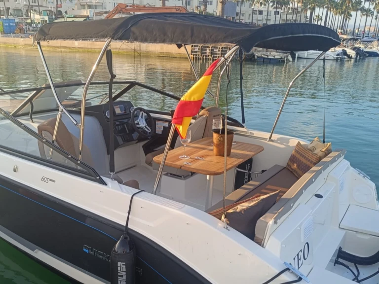Verhuur Motorboot in Puerto Marina Benalmadena - Quicksilver 605 CRUISER