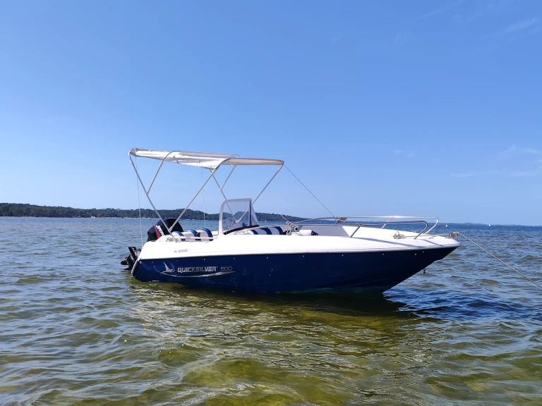 Bootverhuur Biscarrosse goedkoop Quicksilver 500 Commander