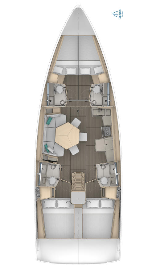 Verhuur Zeilboot Dufour met vaarbewijs