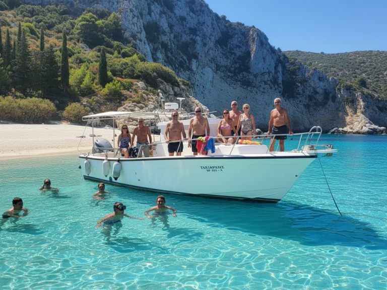 Verhuur Motorboot Ocean Yachts met vaarbewijs