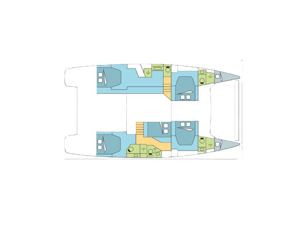 Huur Catamaran met of zonder schipper Fountaine Pajot in Mahé