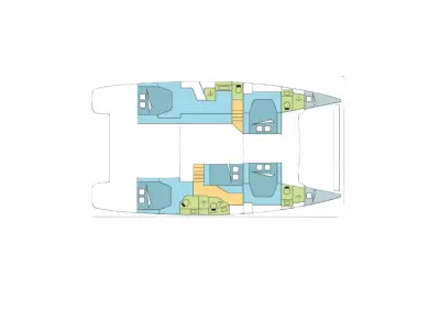 Huur Catamaran met of zonder schipper Fountaine Pajot in Mahé