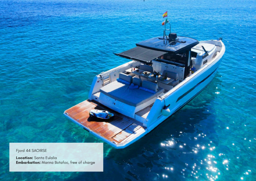 Verhuur Motorboot in Santa Eulària des Riu - Fjord Fjord 44 Open