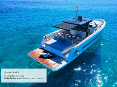 Verhuur Motorboot in Santa Eulària des Riu - Fjord Fjord 44 Open