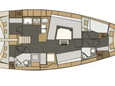 Verhuur Zeilboot Elan 45 Impression met vaarbewijs