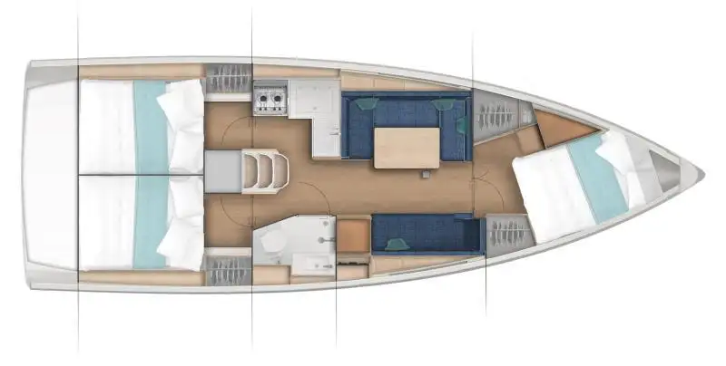 Verhuur Zeilboot in Hyères - Jeanneau Sun Odyssey 380