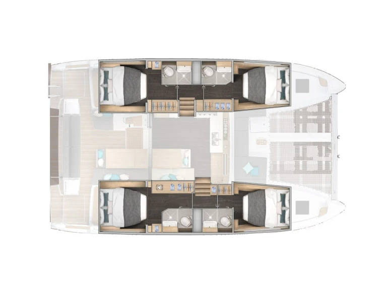 Verhuur Catamaran Lagoon met vaarbewijs