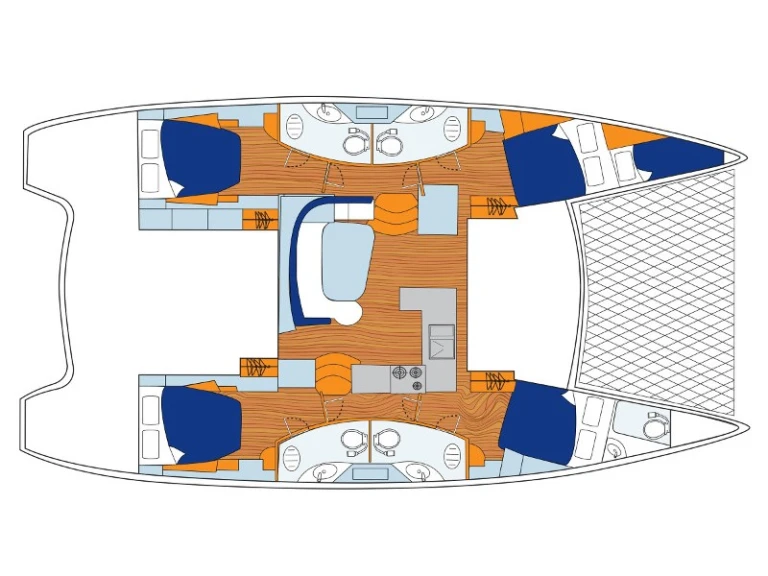 Verhuur Catamaran in Road Town - Leopard Leopard 45