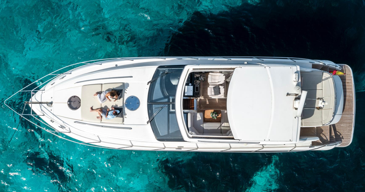 Huur Motorboot met of zonder schipper Princess in Ibiza Town