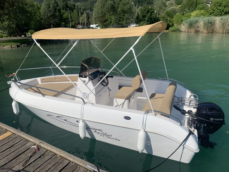 Verhuur Motorboot Aquabat met vaarbewijs