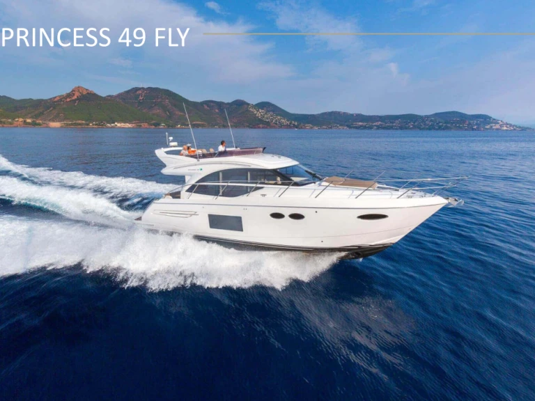 Bootverhuur Juan-les-Pins goedkoop Princess 49 Fly