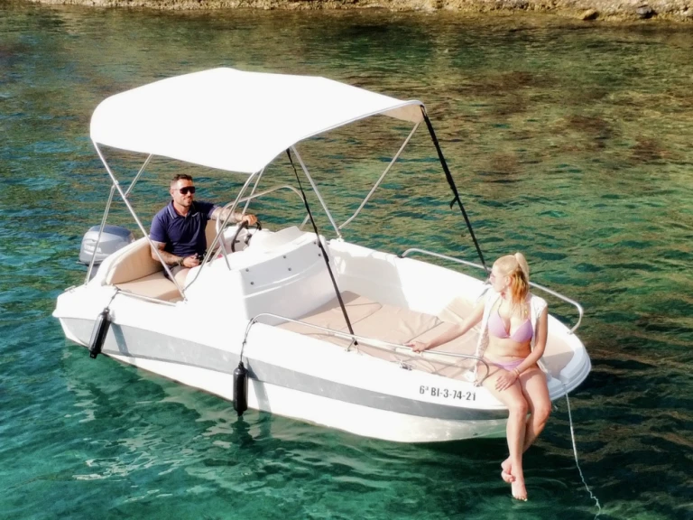 Bootverhuur Quicksilver Activ 455 Open in Sant Antoni de Portmany via SamBoat