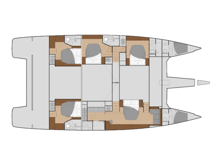 Bootverhuur Baie de Marigot goedkoop Fountaine Pajot Alegria 67 (5 cab)
