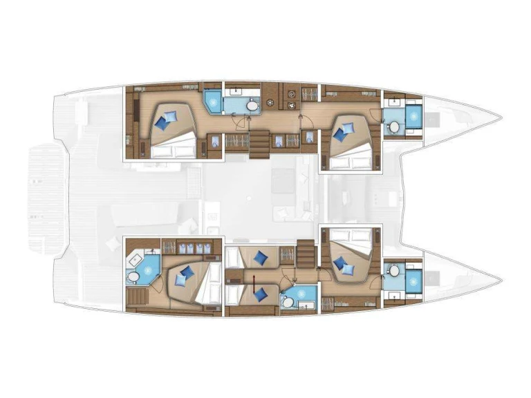 Verhuur Catamaran Lagoon met vaarbewijs