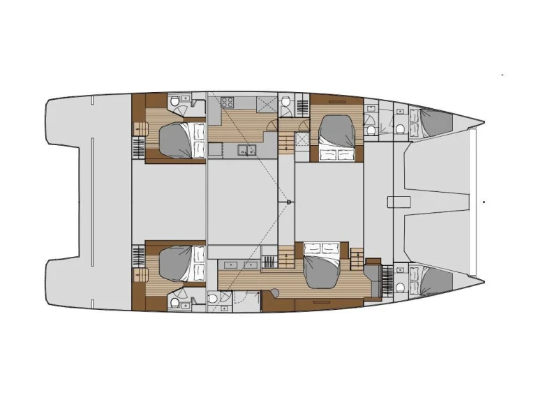 Verhuur Jacht in Álimos - Fountaine Pajot Fountaine Pajot Power Alegria 67 (4 cab)