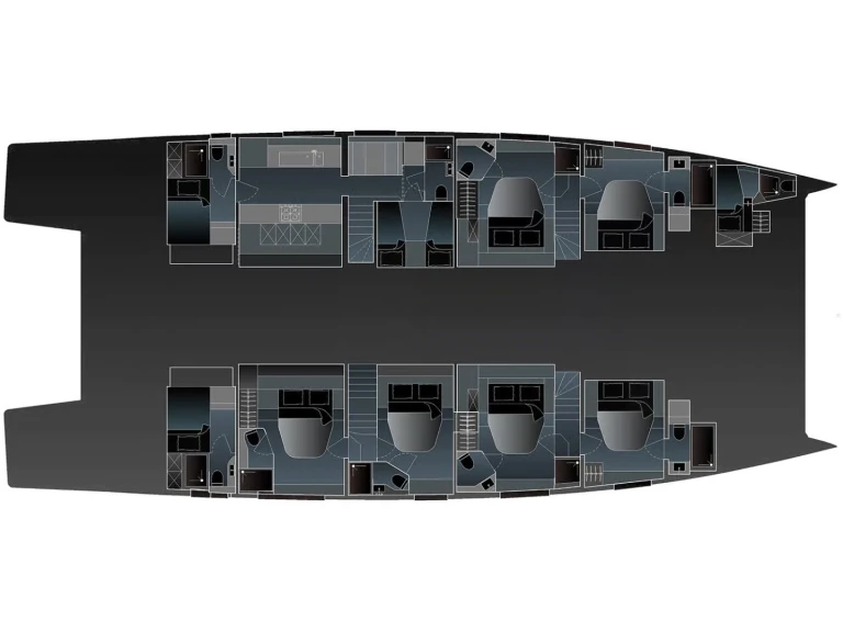Verhuur Jacht in Álimos - Fountaine Pajot Fountaine Pajot Power 80 (6 cab)