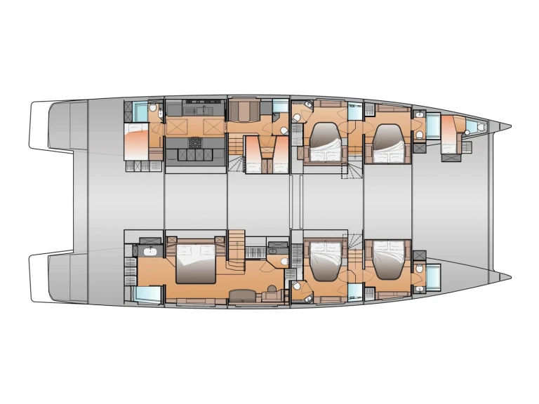 Huur een Fountaine Pajot Fountaine Pajot Thira 80 in Marsh Harbour