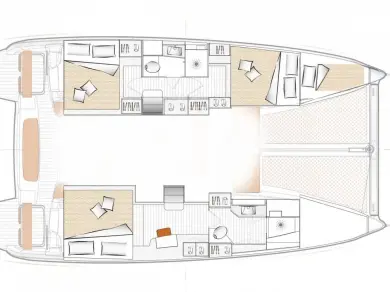 Huur Catamaran met of zonder schipper Bénéteau in Arzon