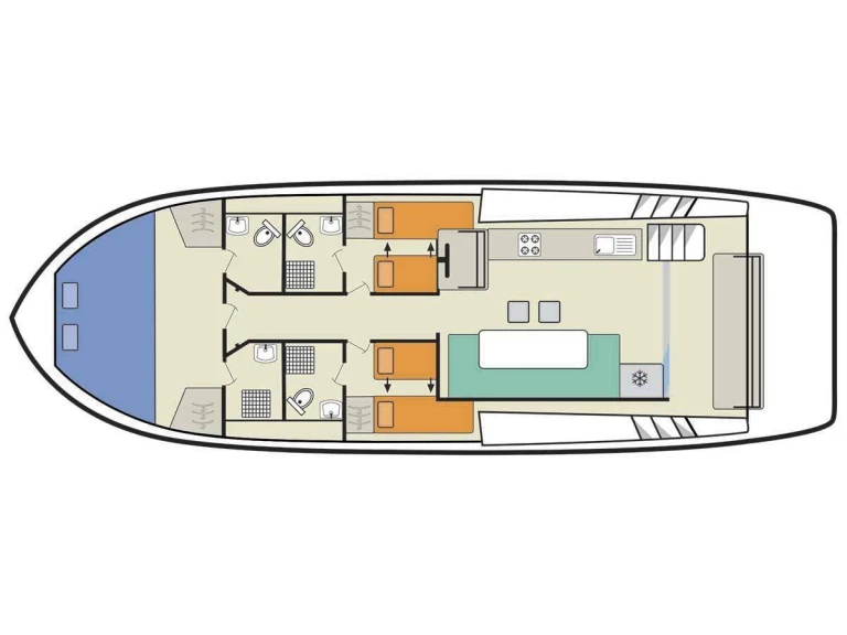 Verhuur Motorboot Le Boat met vaarbewijs