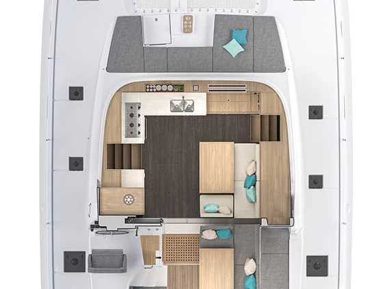 Verhuur Catamaran Lagoon met vaarbewijs