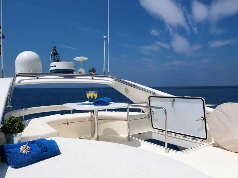 Verhuur Motorboot in Paros (Eiland) - Ferretti Ferretti 550