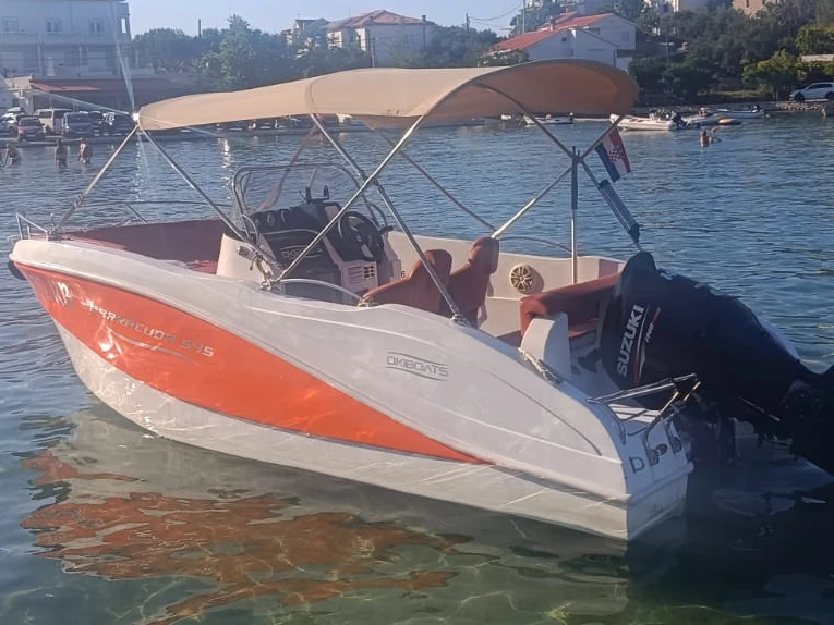 Verhuur Motorboot Okiboats met vaarbewijs