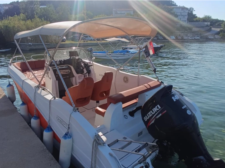 Okiboats Barracuda 545 Open te huur van particulier of professional in Supetarska Draga