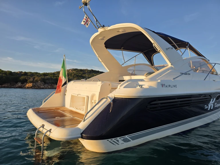 Verhuur Motorboot Fairline met vaarbewijs
