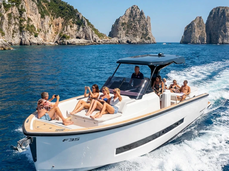 Verhuur Motorboot in Sorrento - Gozzo Libeccio 32WA