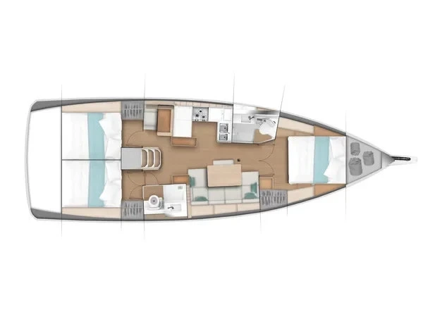 Verhuur Zeilboot in Punat - Jeanneau Sun Odyssey 440