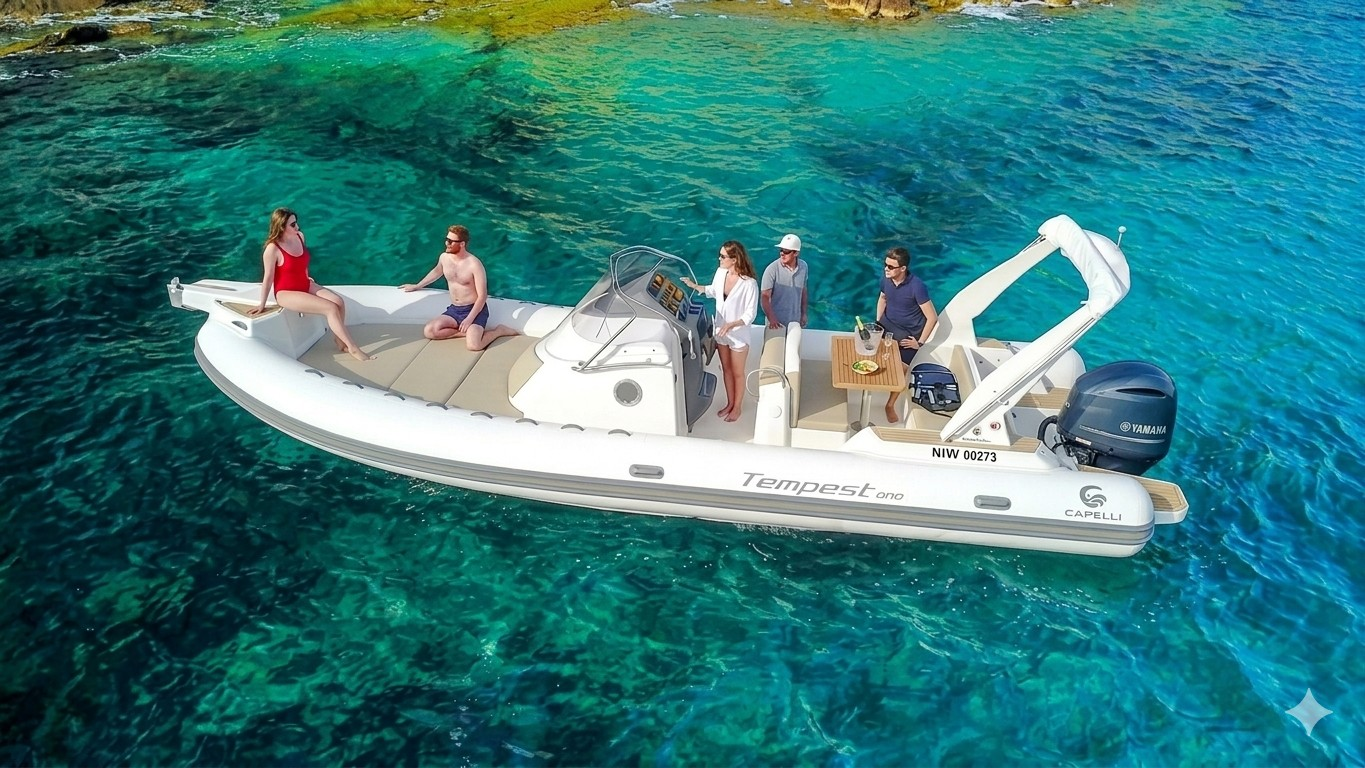 Huur RIB met of zonder schipper Capelli in Mandelieu-la-Napoule