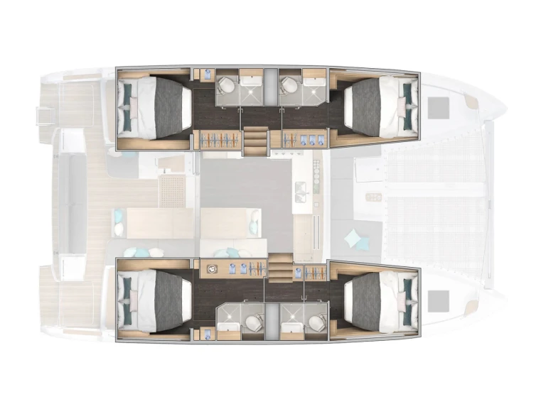 Lagoon Lagoon 43 te huur van particulier of professional in Seget Donji