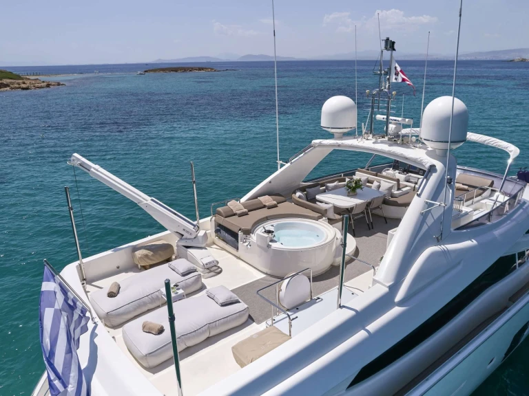Huur een Ferretti JULIE M in Athene
