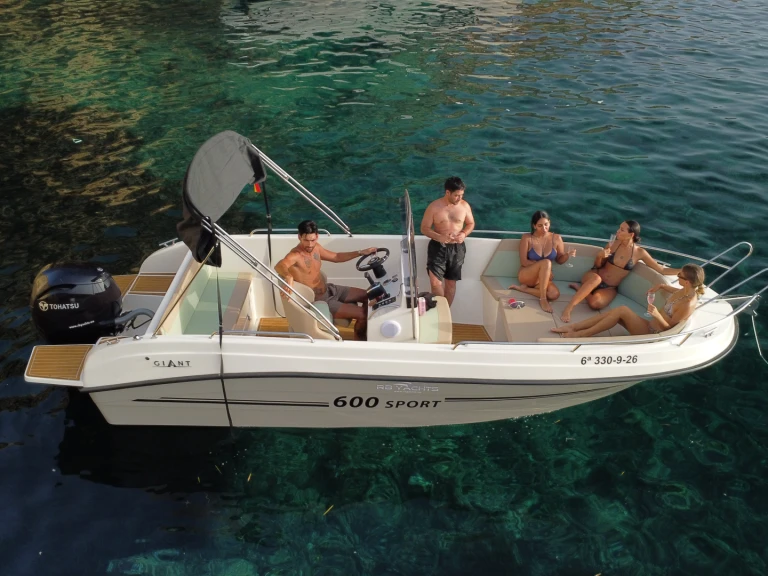 Huur Motorboot met of zonder schipper Giant in Sant Antoni de Portmany