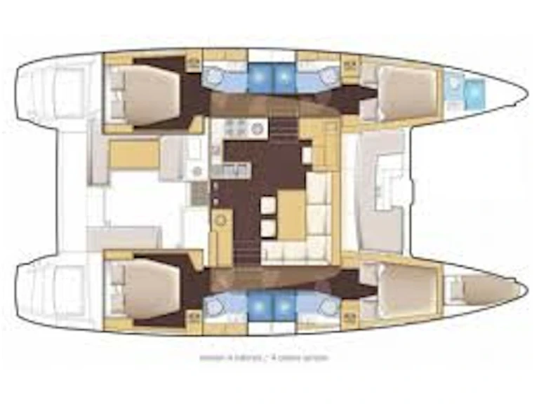 Verhuur Catamaran Lagoon met vaarbewijs