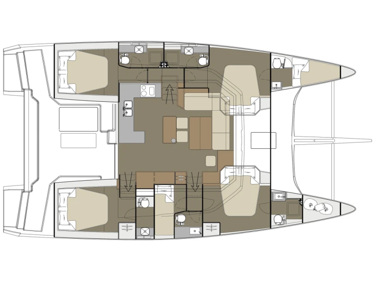 Bootverhuur Préveza goedkoop Dufour Catamarans 48 Sail