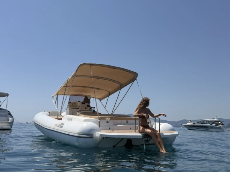 Sea prop Rib 27 10mt te huur van particulier of professional in Rapallo