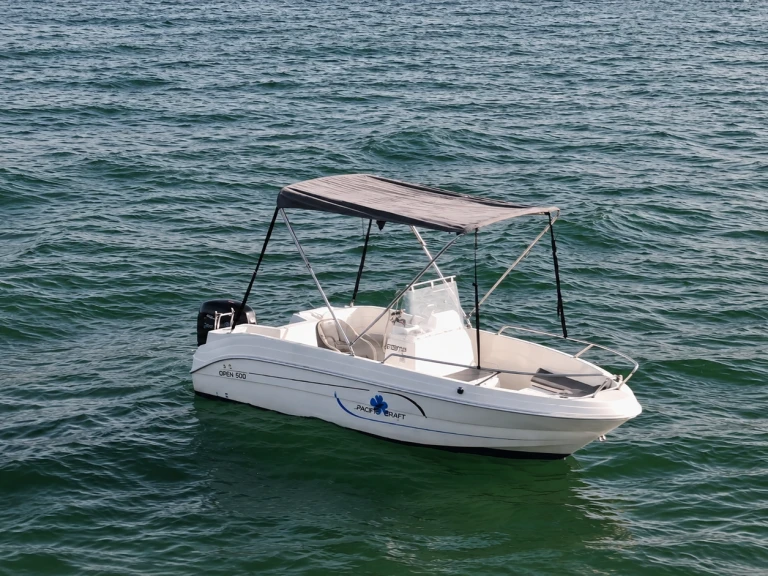 Bootverhuur Valras-Plage goedkoop Pacific Craft 500 Open Trendy