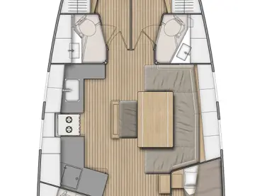 Verhuur Zeilboot in Gouviá - Bénéteau Oceanis 46.1