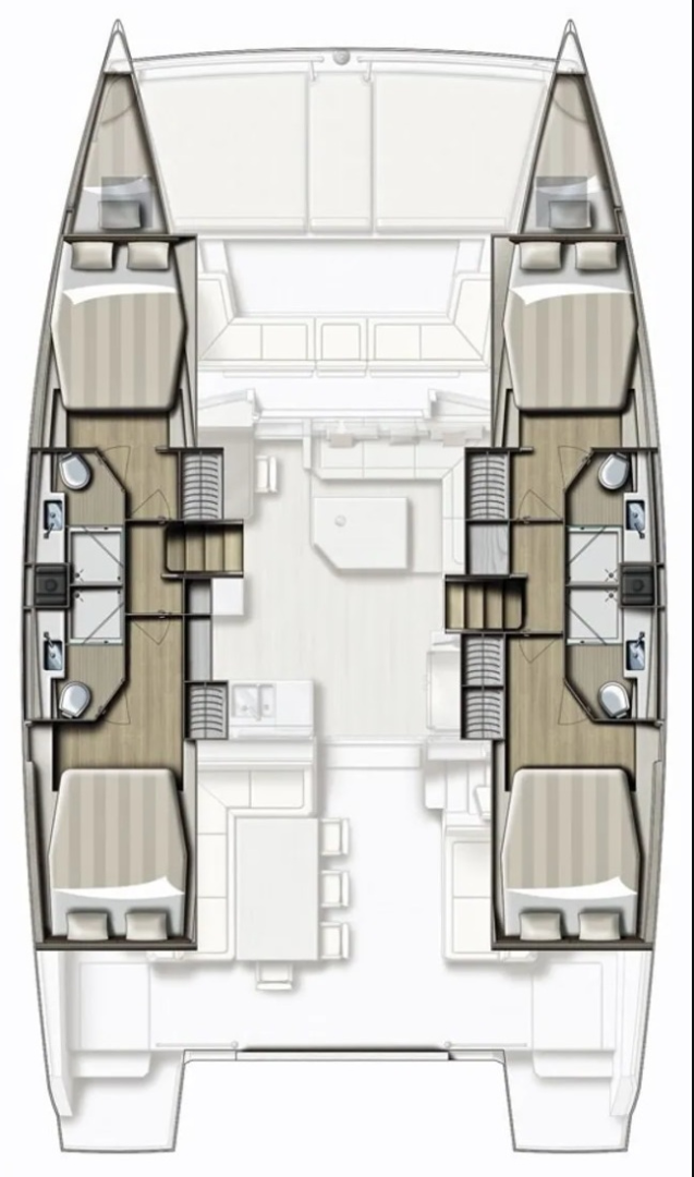 Catamaran te huur in Ligia voor de beste prijs