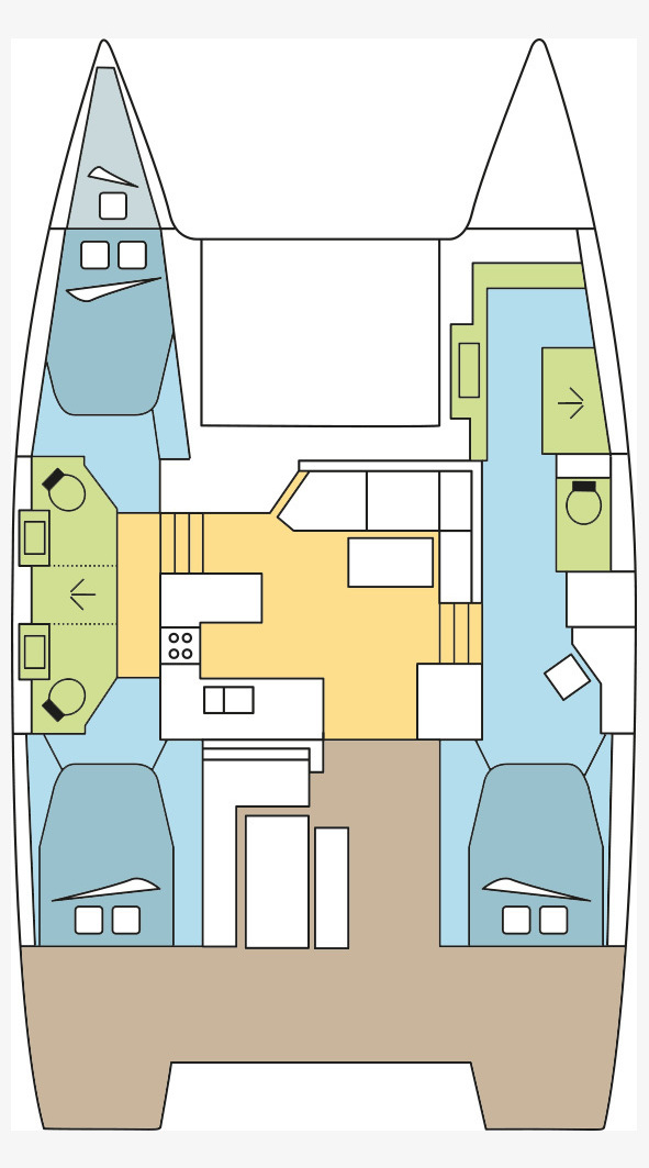 Bootverhuur Fountaine Pajot Astrea 42 in Marseille via SamBoat
