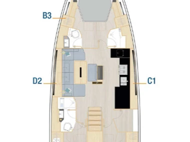 Bootverhuur Marseille goedkoop Hanse 510