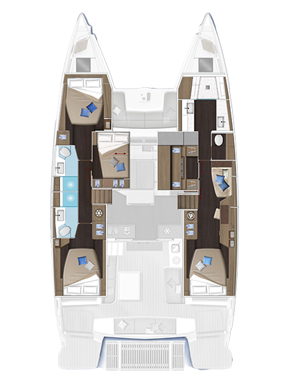Huur Catamaran met of zonder schipper Lagoon in Pula